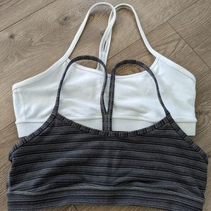 Bundle of Lululemon Y Flow bras